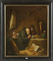 TENIERS David II (1610 - 1690). Atelier de. 