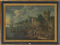SCHOEVAERDTS Mathys (1665 - 1702). Attribué à. 