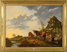 CUYP Albert (1620 - 1691). Suiveur de. 