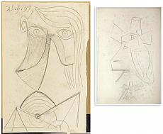 PICASSO Pablo (1881 - 1973). Attribué à. 