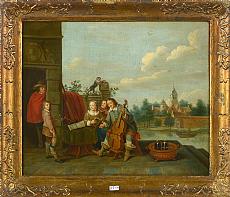 TENIERS David II (1610 - 1690). Entourage de. 