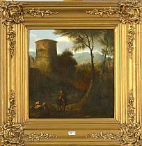 BERCHEM Nicolas (1620 - 1683). Entourage de. 