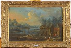 SCHOENVAERDTS Mathys (1665 - 1695). Entourage de. 