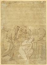 LAGRENEE Louis Jean-François (1725 - 1805). Attribué à. 