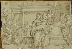 DEL SARTO Andréa (c. 1486 - c.1530/31). Attribué à. 