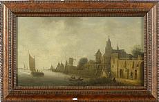 VAN GOYEN Jan (1596 - 1656). Suiveur de. 