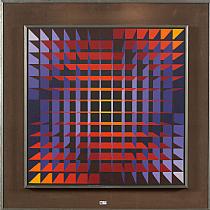 YVARAL pour VASARELY Jean-Pierre (1934 - 2002) 