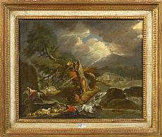 VAN DER BURCH Dominique Joseph  (1722 - 1785). Attribué à. 